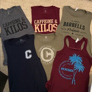 Lot of CrossFit Tanks